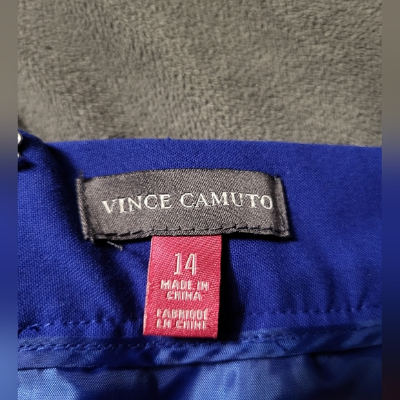 BNWT Vince Camuto. Blue Peplum pencil skirt size 14 - Picture 6 of 8